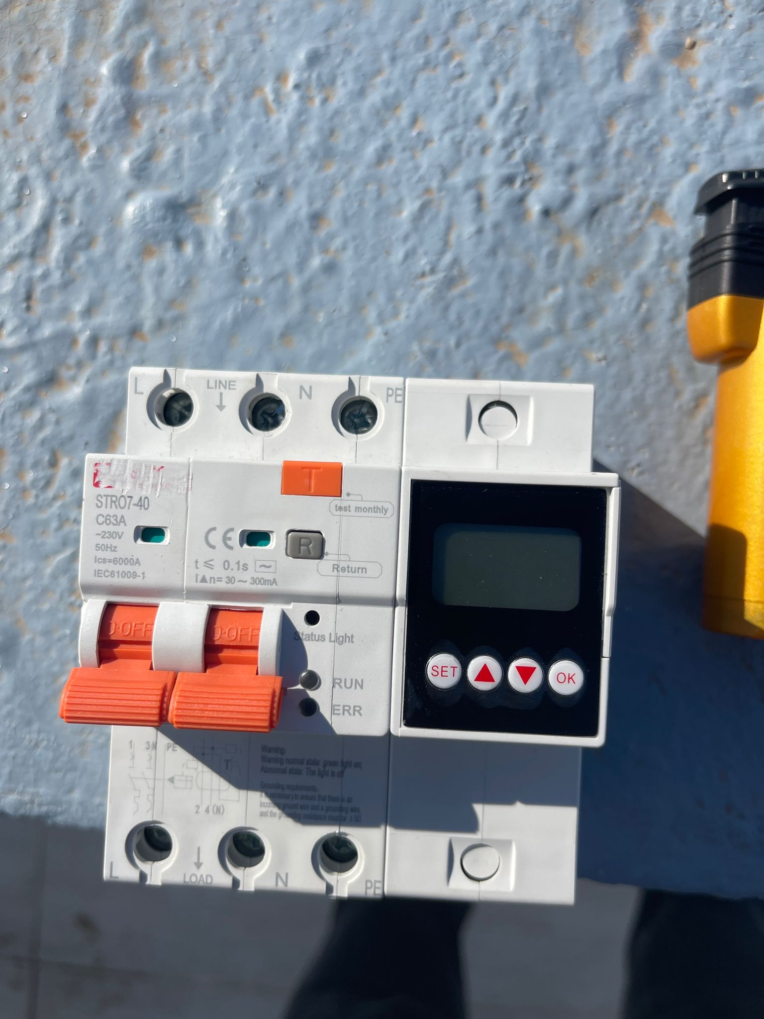 STRO7-40 63A  KAÇAK AKIM & VOLTAJ KONTROL RÖLESİ